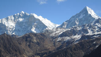 Annapurna South und Machapuchare